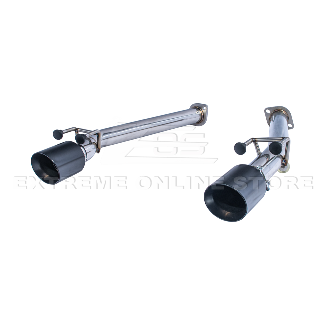2005-06 Pontiac GTO T-304 Muffler Delete Axle Back Dual Black Tips Exhaust