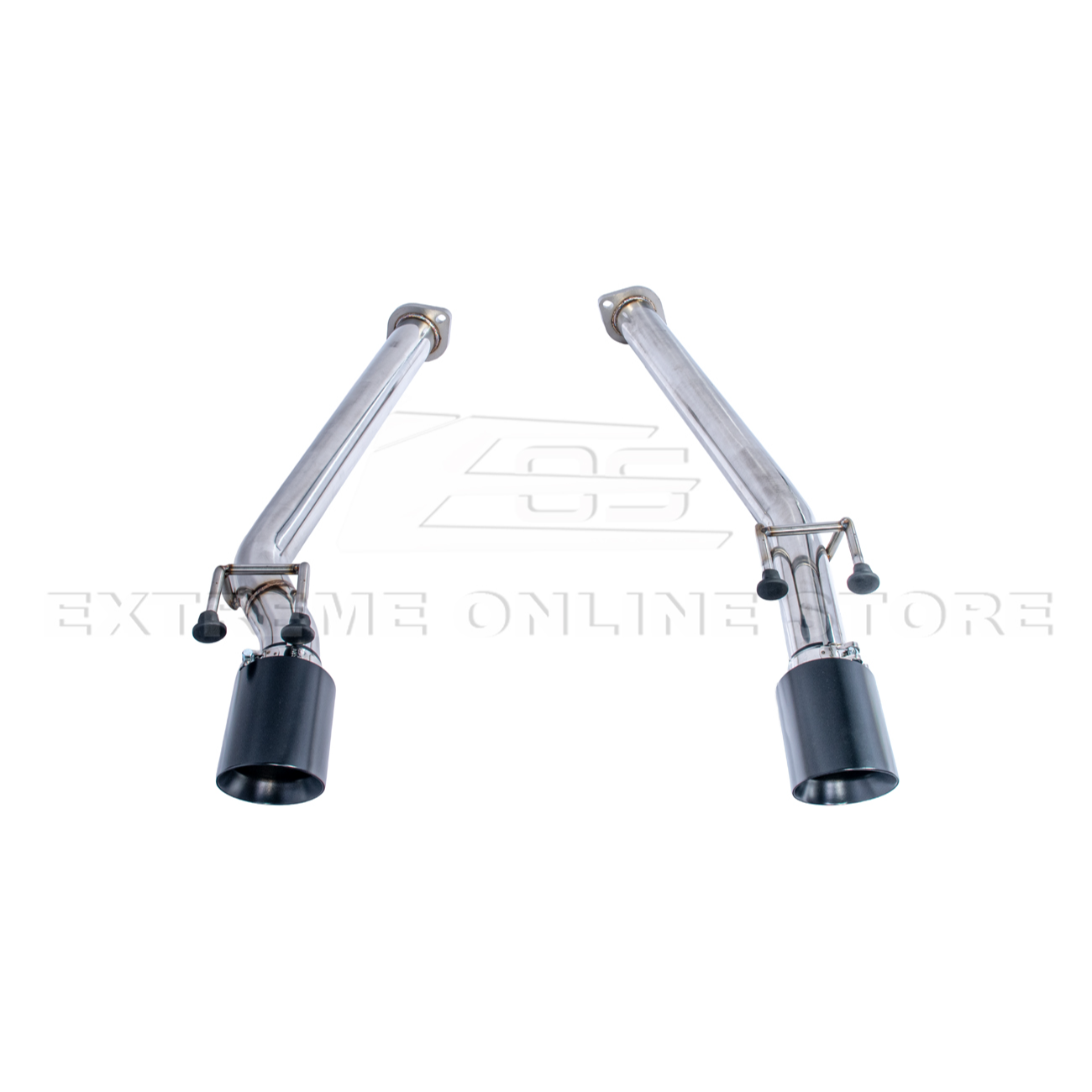 2005-06 Pontiac GTO T-304 Muffler Delete Axle Back Dual Black Tips Exhaust