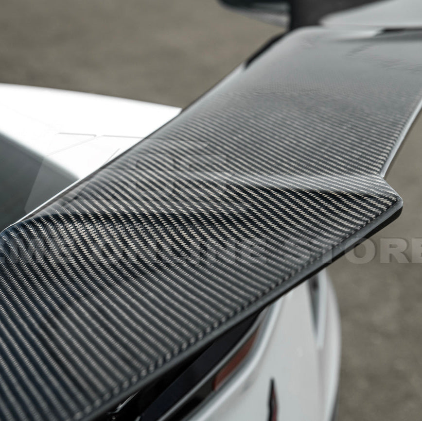 Corvette C7 ZR1 ZTK Conversion Extended High Wing With Wing Riser