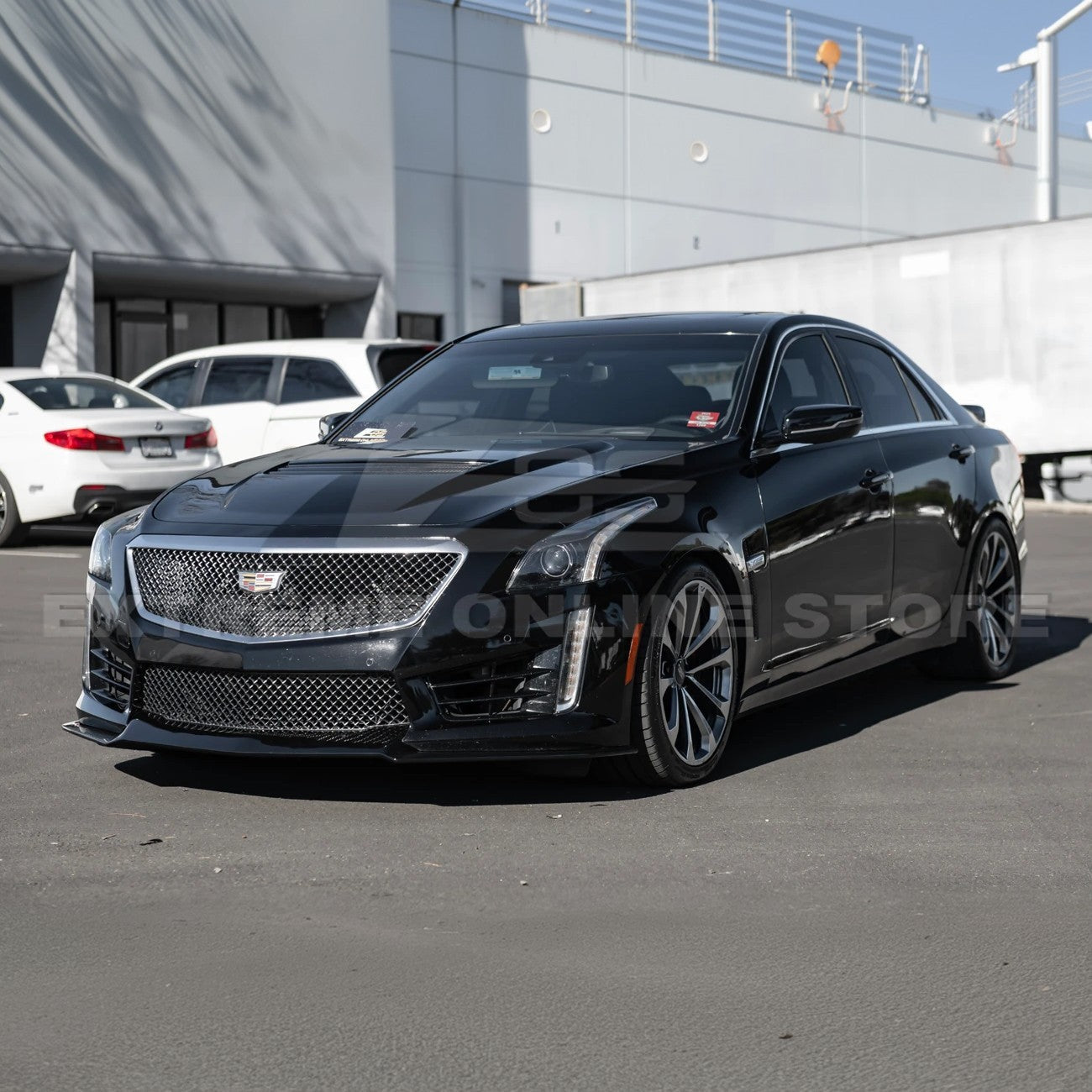 2016-19 Cadillac CTS-V Front Splitter & Side Wheel