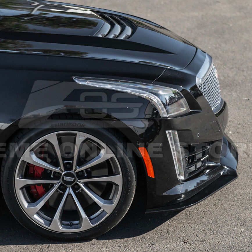 2016-19 Cadillac CTS-V Front Splitter & Side Wheel
