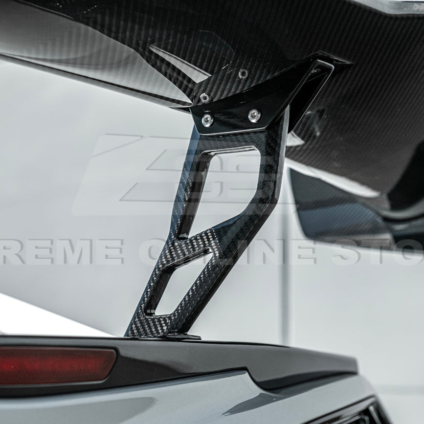 Corvette C7 ZR1 ZTK Conversion Extended High Wing With Wing Riser