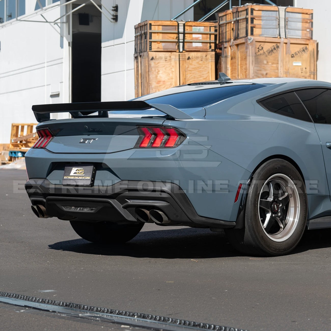 2024+ Ford Mustang DRY CARBON FIBER Fender Flares & Mud Flap