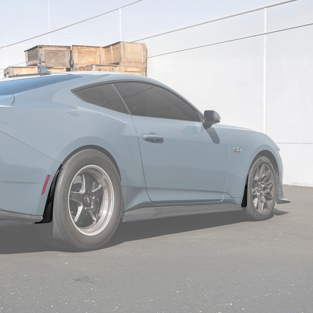 2024+ Ford Mustang Dry Carbon Fiber Mud Flap