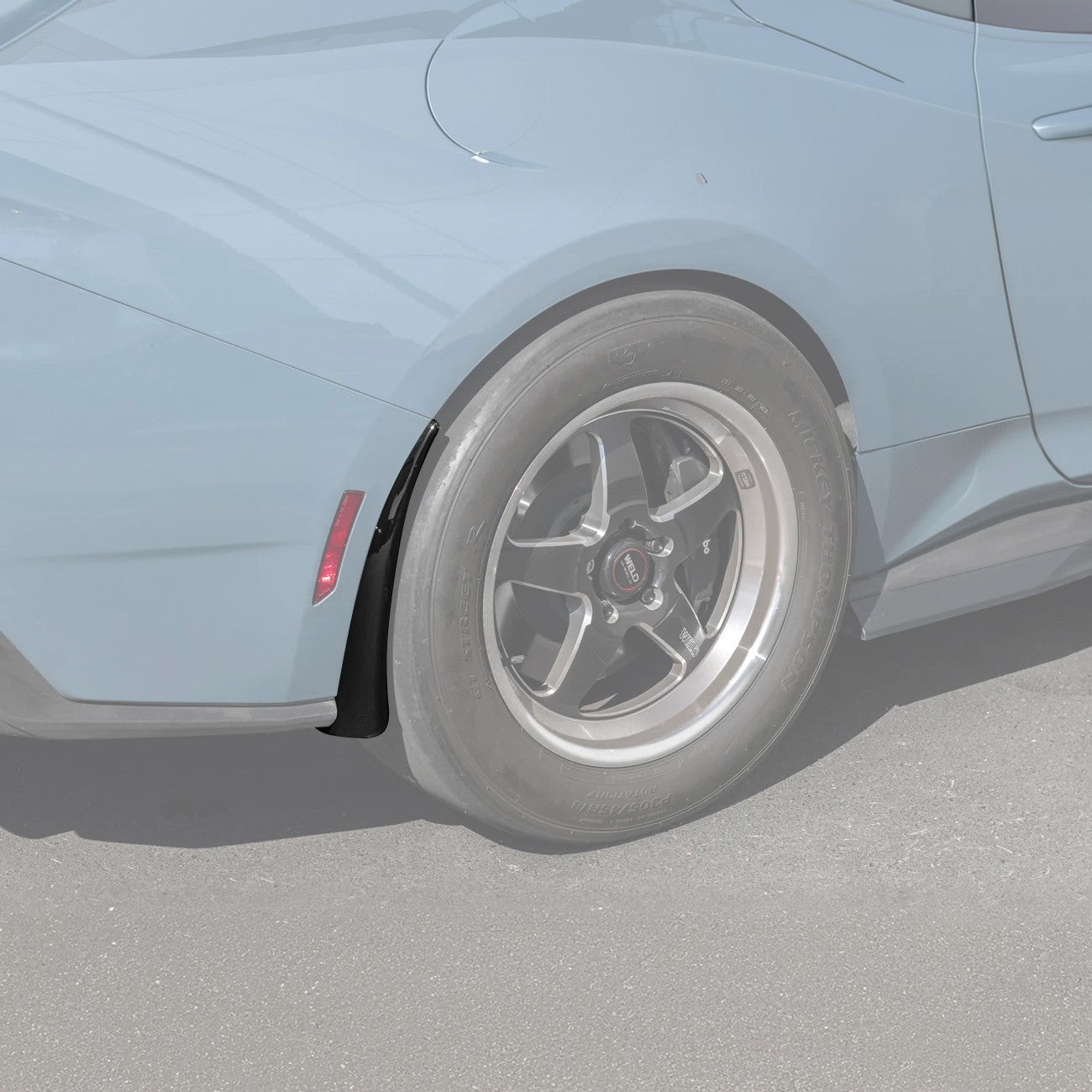 2024+ Ford Mustang DRY CARBON FIBER Fender Flares & Mud Flap