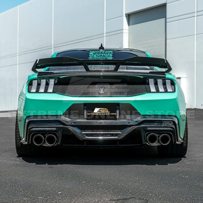 2024+ Ford Mustang DRY CARBON FIBER Tail Light Cover