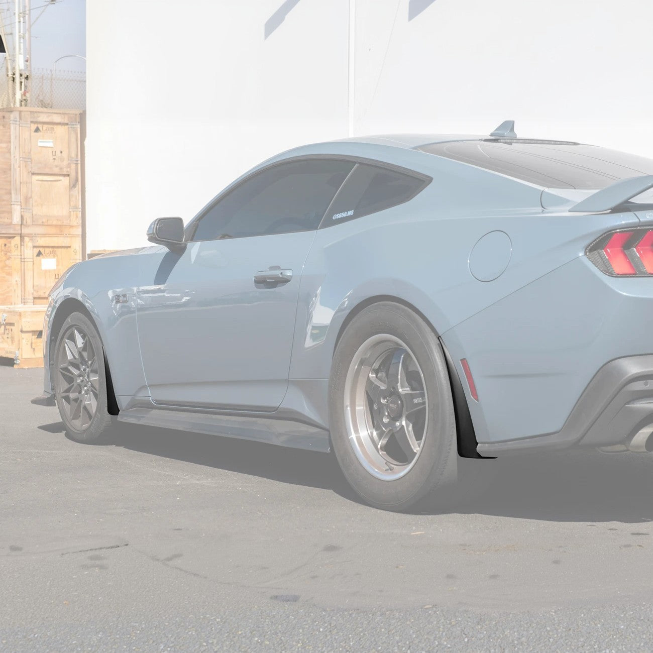 2024+ Ford Mustang Dry Carbon Fiber Mud Flap
