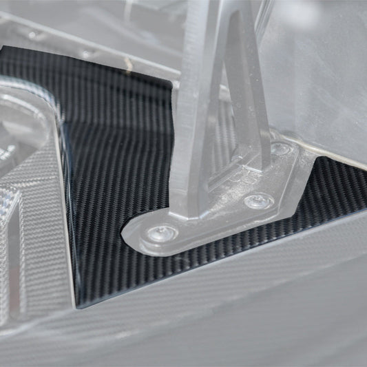 Chevrolet Corvette C8 DRY CARBON FIBER Engine Bay Corner Vent Cover