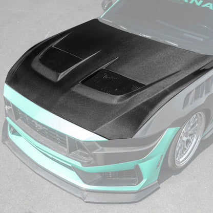 2024+ Ford Mustang GTD Style Front Bumper Hood