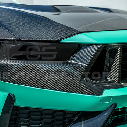 2024+ Ford Mustang Dark Horse DRY CARBON FIBER Front Grille Insert