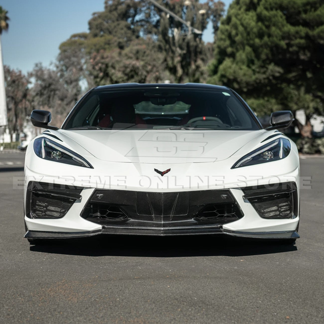 Corvette C8 Stingray DRY CARBON FIBER Front Splitter [Z06 / Z07 Conversion Package]