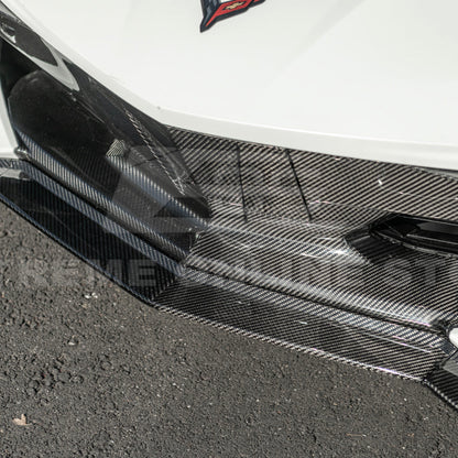 Corvette C8 Stingray DRY CARBON FIBER Front Splitter [Z06 / Z07 Conversion Package]