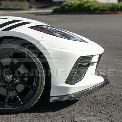 Corvette C8 Stingray DRY CARBON FIBER Front Splitter [Z06 / Z07 Conversion Package]