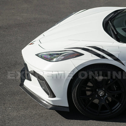 Corvette C8 Stingray DRY CARBON FIBER Front Splitter [Z06 / Z07 Conversion Package]
