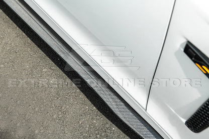 2016-19 Cadillac CTS-V Carbon Fiber Front Splitter Wheel Arch& Side Skirts Rockerst