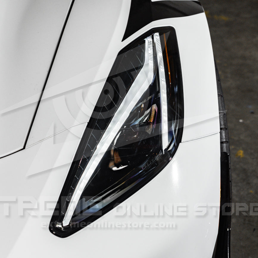 Corvette C7 Models C8 Style Headlight