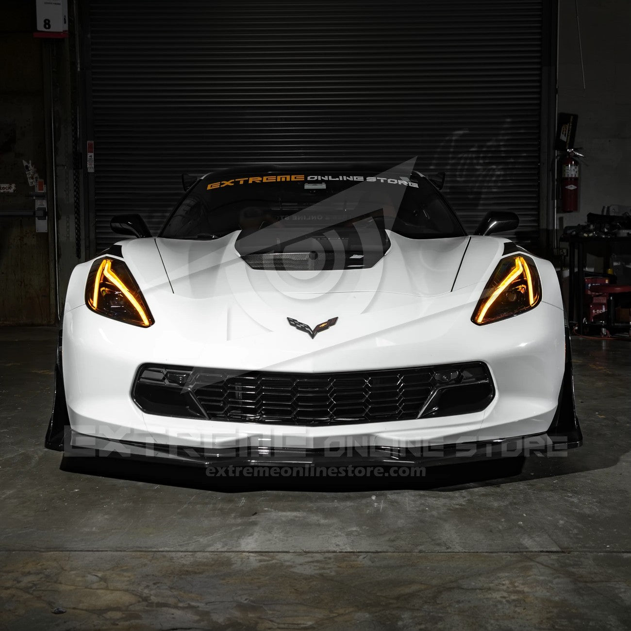 Corvette C7 Models C8 Style Headlight