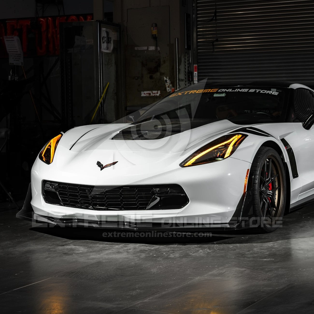 Corvette C7 Models C8 Style Headlight