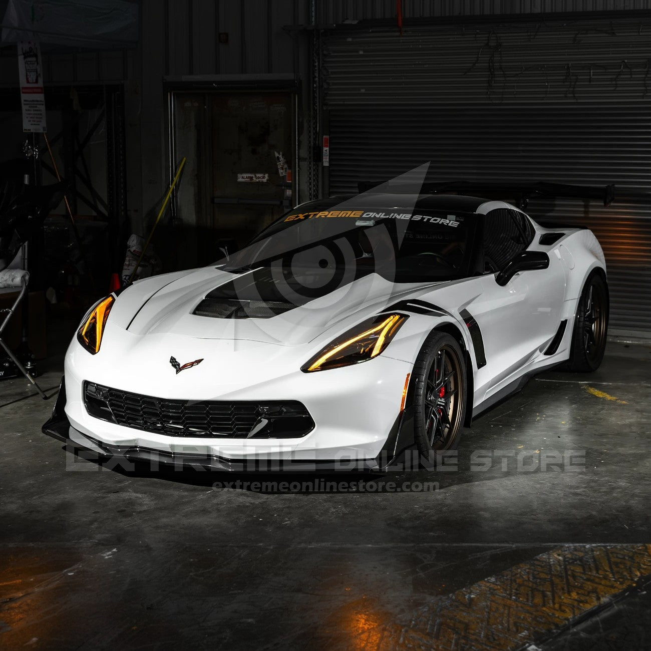 Corvette C7 Models C8 Style Headlight