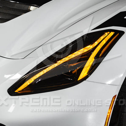 Corvette C7 Models C8 Style Headlight