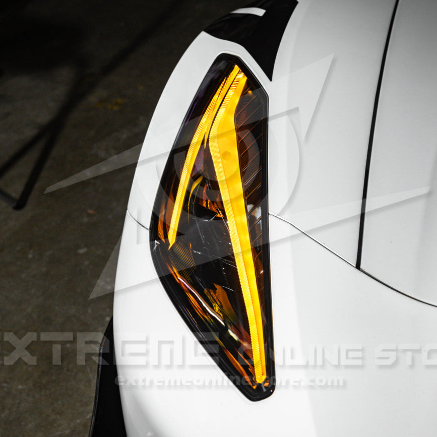 Corvette C7 Models C8 Style Headlight