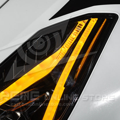 Corvette C7 Models C8 Style Headlight