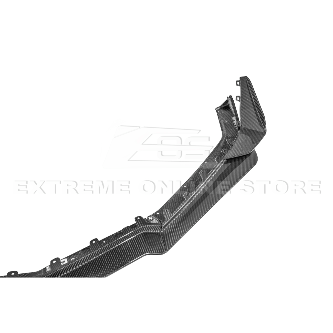 Corvette C8 Z06 / E-Ray DRY CARBON FIBER Front Splitter & Canards [Z07 Extended Package]