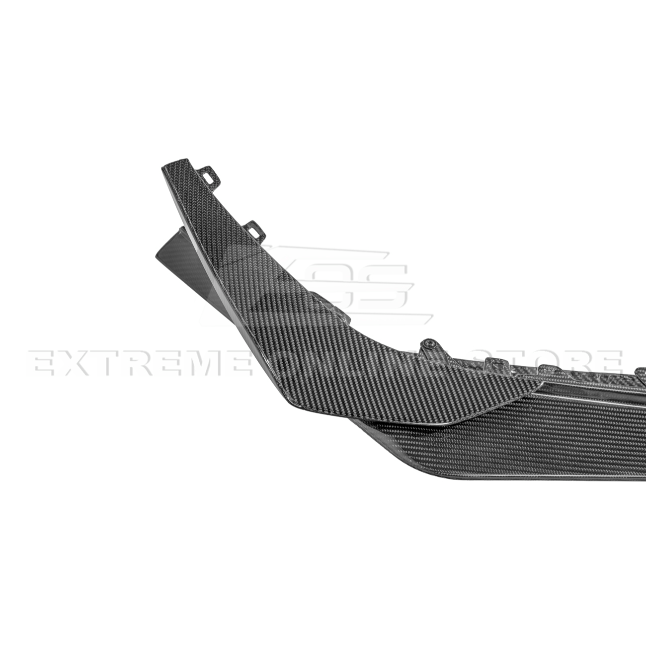 Corvette C8 Z06 / E-Ray DRY CARBON FIBER Front Splitter & Canards [Z07 Extended Package]