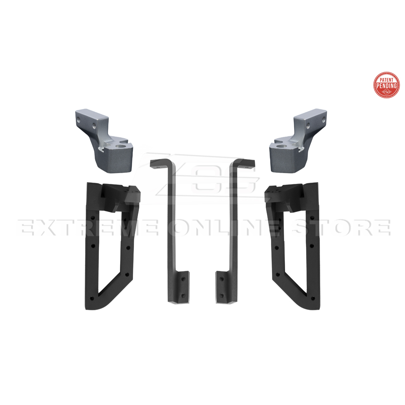 Corvette C8 ZR1 Style DRY CARBON FIBER Rear High Wing Spoiler Bracket