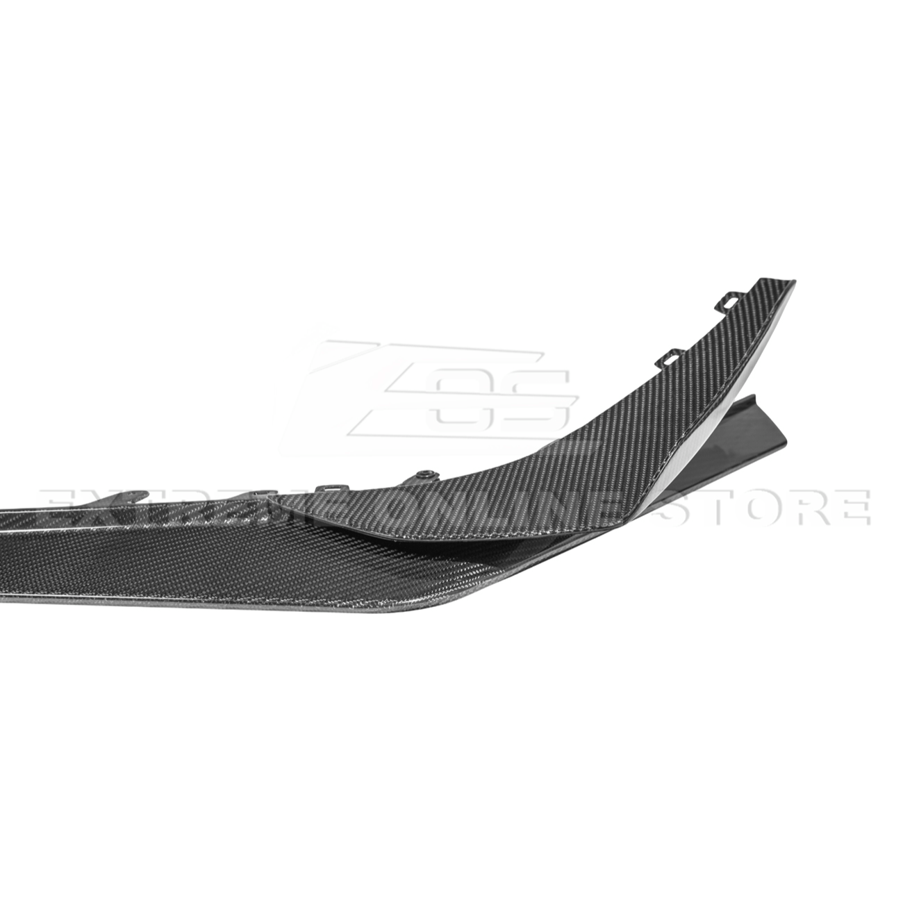 Corvette C8 Z06 / E-Ray DRY CARBON FIBER Front Splitter & Canards [Z07 Extended Package]