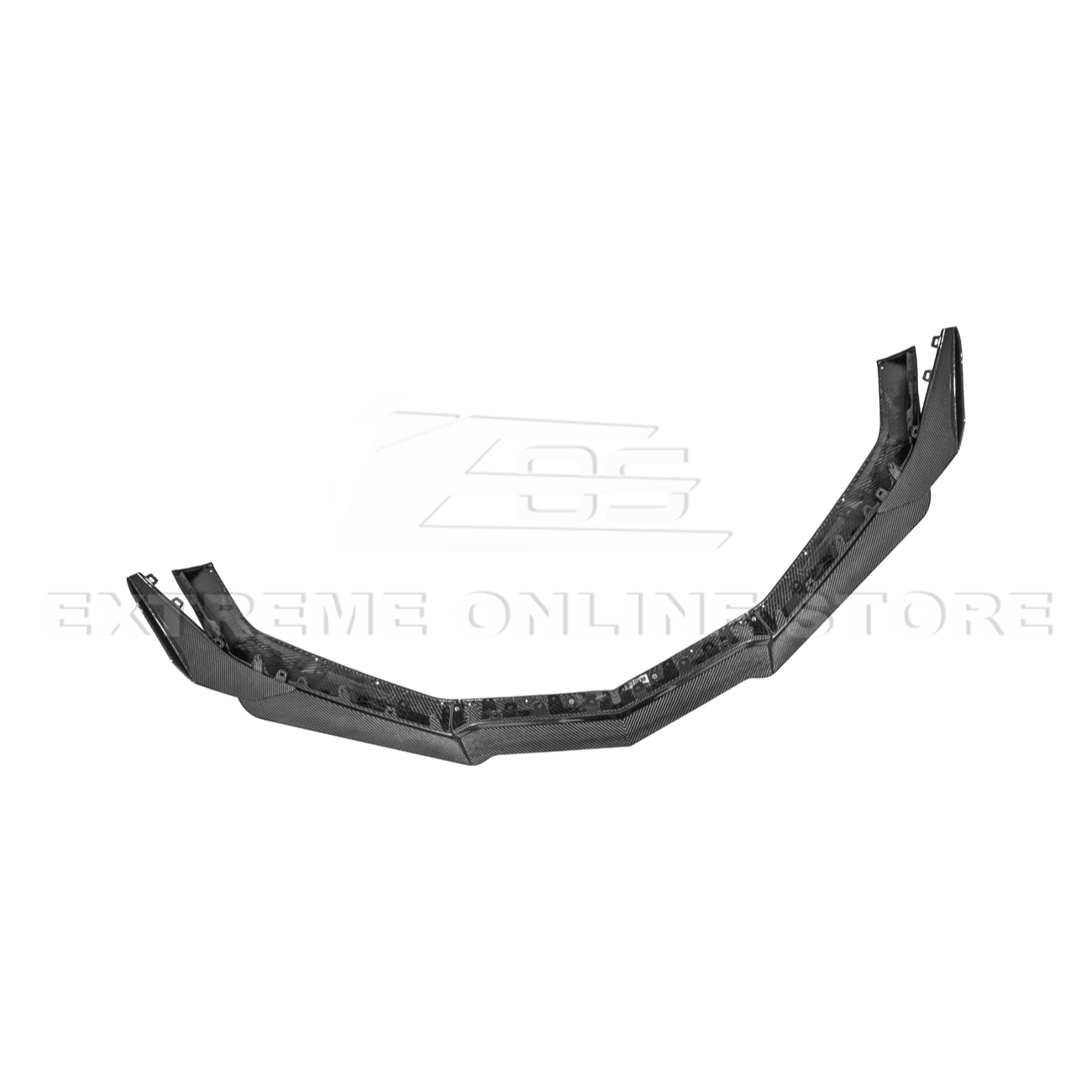 Corvette C8 Z06 / E-Ray DRY CARBON FIBER Front Splitter & Canards [Z07 Extended Package]