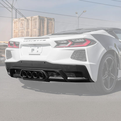 Corvette C8 Z06 Package Rear Center Quad Exit Diffuser