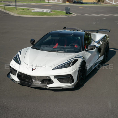 Corvette C8 Stingray DRY CARBON FIBER Front Splitter [Z06 / Z07 Conversion Package]