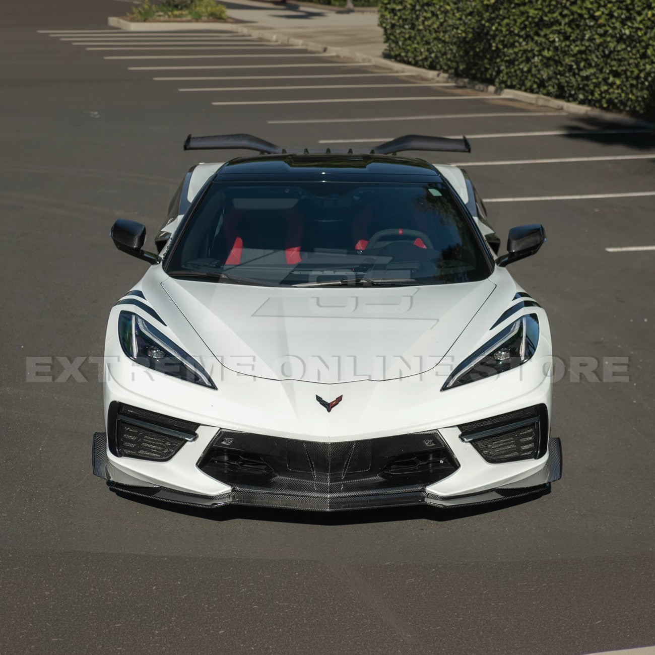 Corvette C8 Stingray DRY CARBON FIBER Front Splitter [Z06 / Z07 Conversion Package]