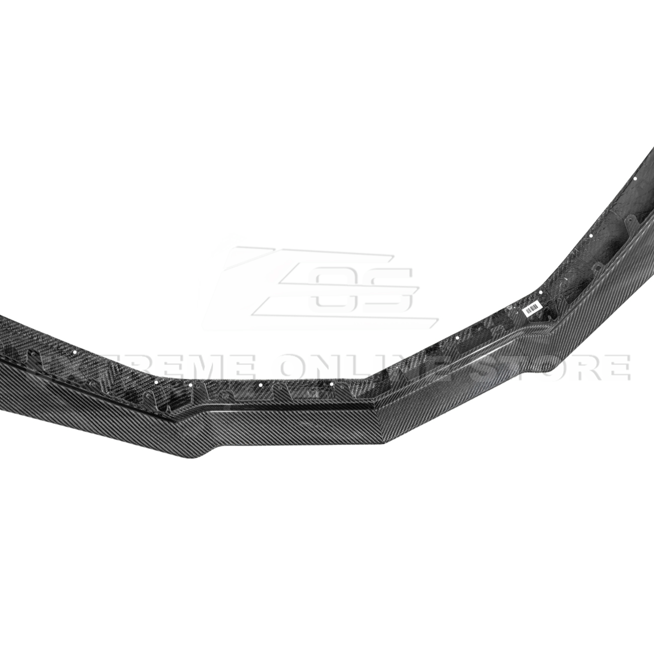 Corvette C8 Z06 / E-Ray DRY CARBON FIBER Front Splitter [Z07 Extended One-Piece Package]
