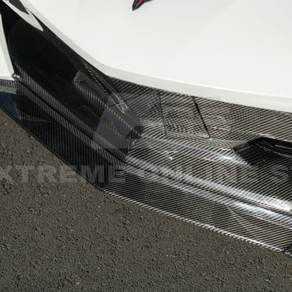 Corvette C8 Stingray DRY CARBON FIBER Front Splitter [Z06 / Z07 Conversion Package]