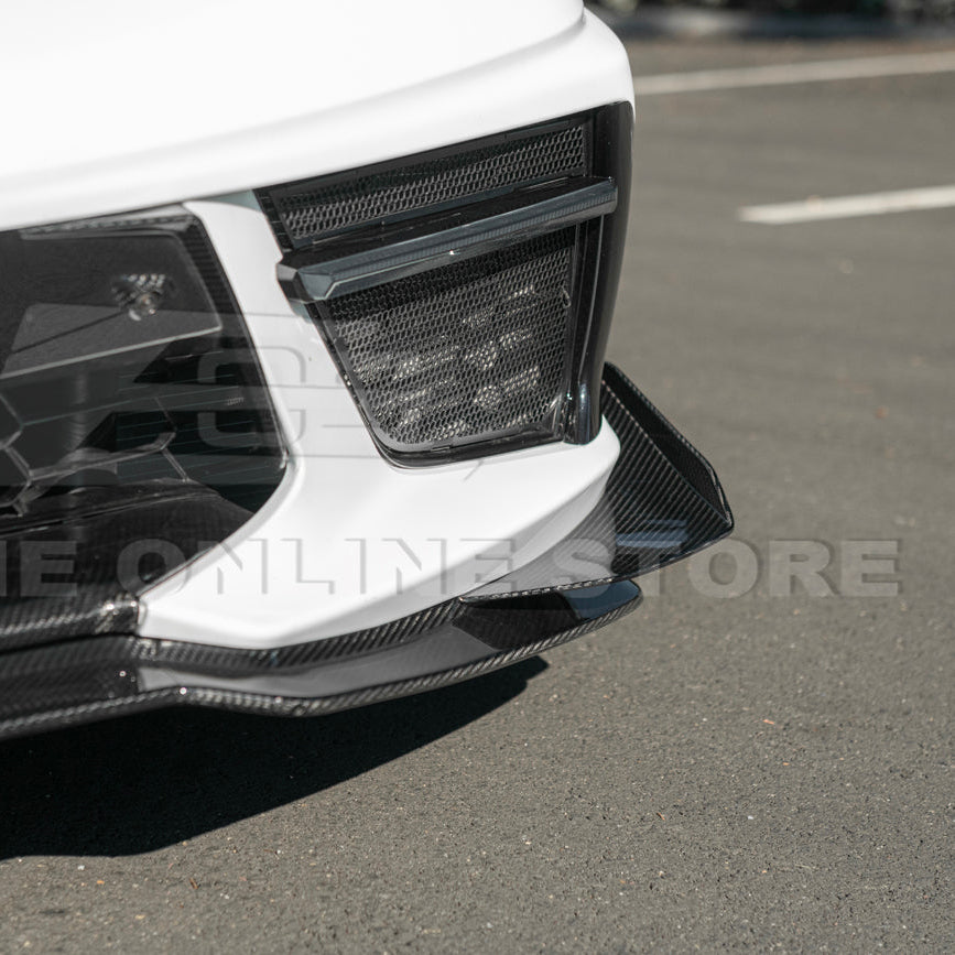 Corvette C8 Stingray DRY CARBON FIBER Front Splitter [Z06 / Z07 Conversion Package]