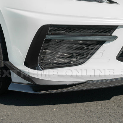Corvette C8 Stingray DRY CARBON FIBER Front Splitter [Z06 / Z07 Conversion Package]