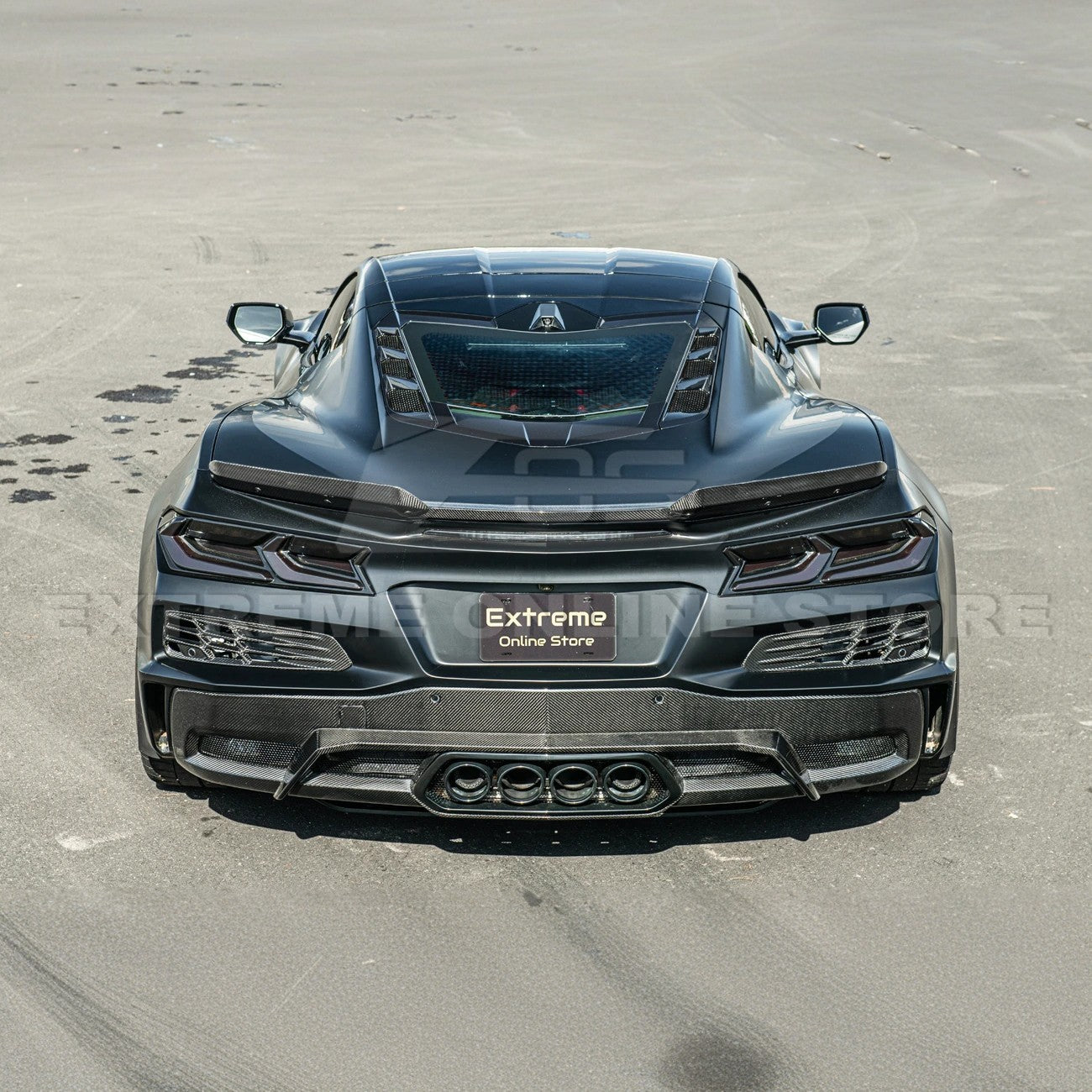 Wicker-Bill Package Corvette C8 Z06 / E-Ray Rear Spoiler