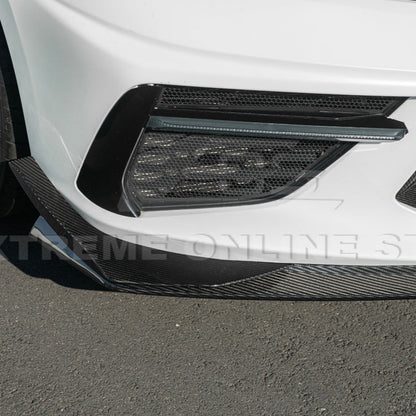 Corvette C8 Stingray DRY CARBON FIBER Front Splitter [Z06 / Z07 Conversion Package]