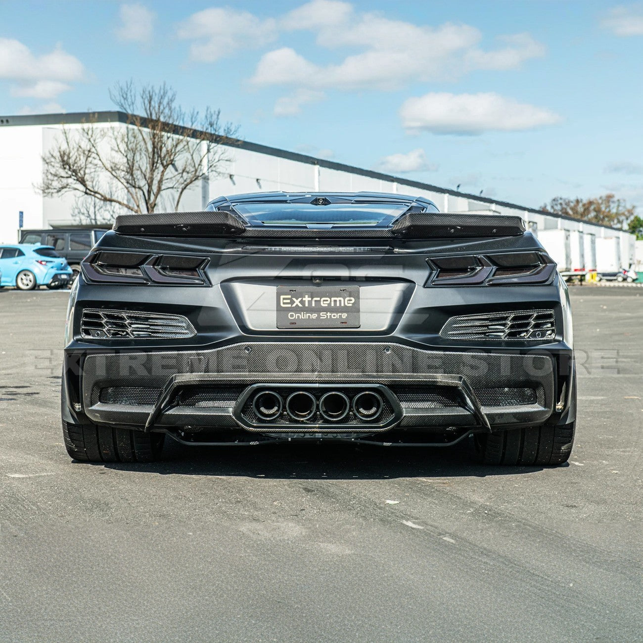 Wicker-Bill Package Corvette C8 Z06 / E-Ray Rear Spoiler