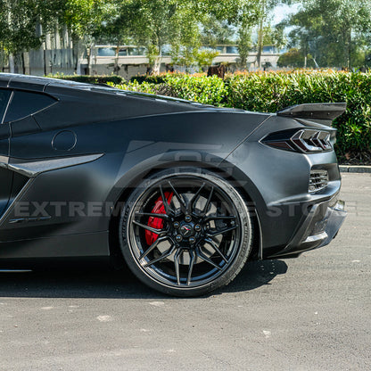 Corvette C8 Z06 DRY CARBON FIBER Wicker-bill Extension Winglets
