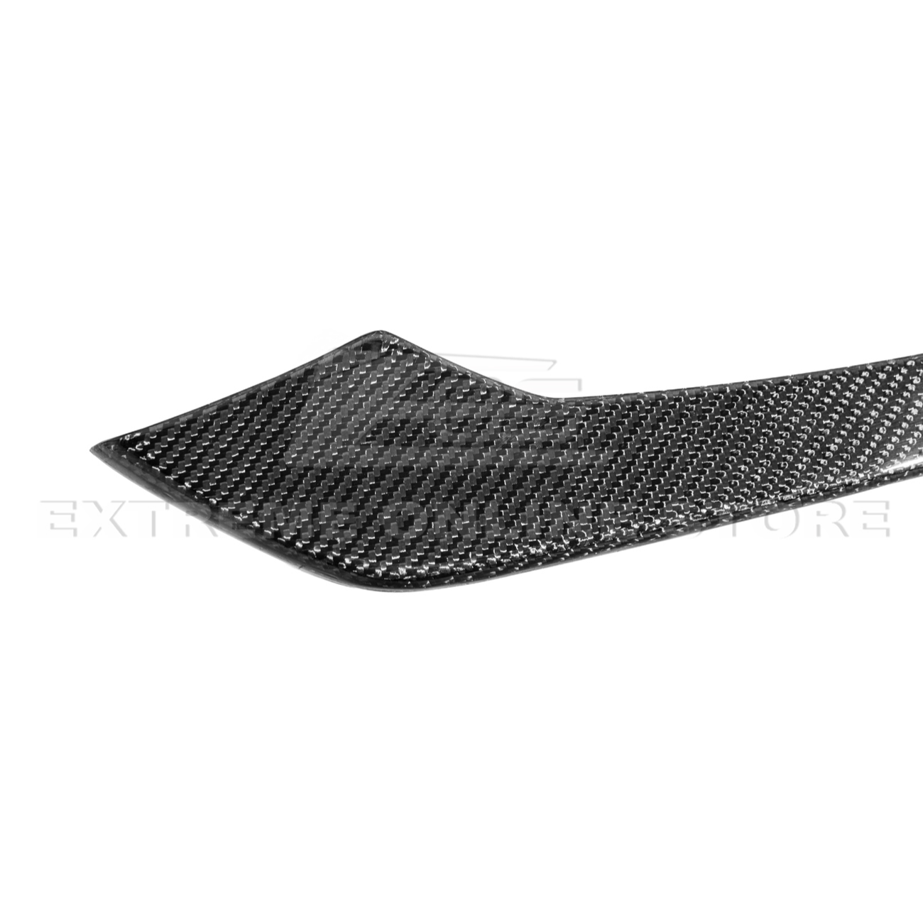 2015-17 Ford Mustang DRY CARBON FIBER Front Bumper Fog Light Eyebrow Trim Pair