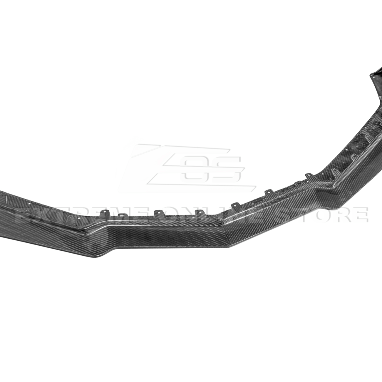 2023-Up Corvette C8 Z06 Z07 DRY CARBON FIBER Extended Package Front Lip & Canards