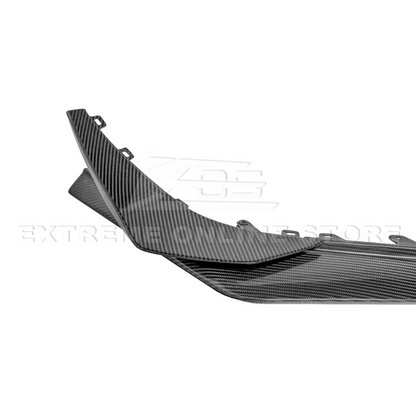 2023-Up Corvette C8 Z06 Z07 DRY CARBON FIBER Extended Package Front Lip & Canards