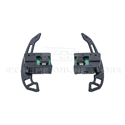 2015-23 Ford Mustang Steering Wheel Magnetic Paddle Shifter Pair