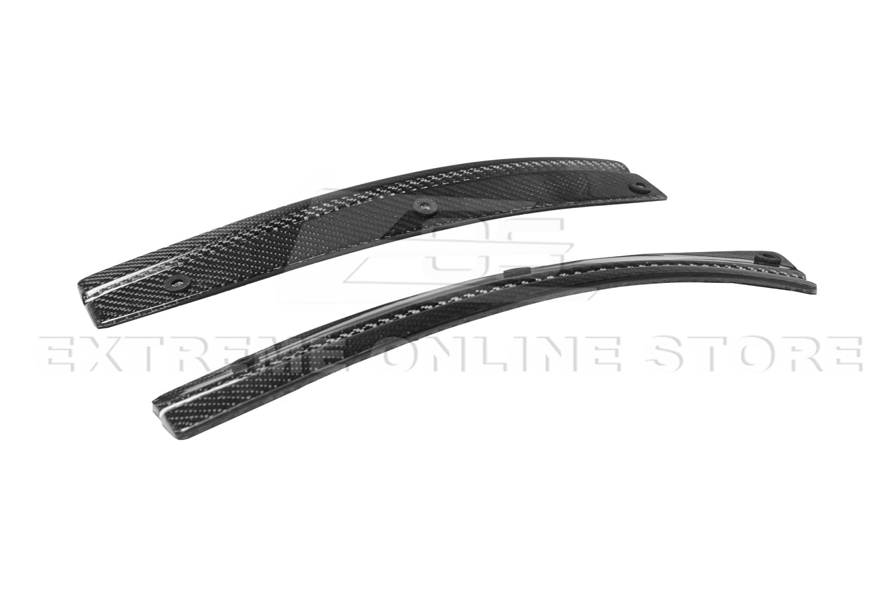 2016-19 Cadillac CTS-V Carbon Fiber Front Splitter Wheel Arch& Side Skirts Rockerst