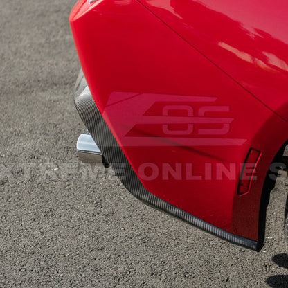 2024+ Ford Mustang GT Style Dry Carbon Fiber Rear Bumper Diffuser