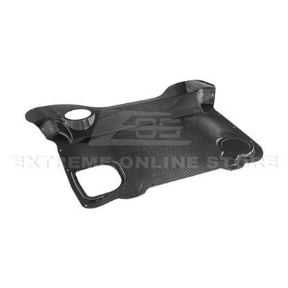Corvette C8 HTC DRY Carbon Fiber Engine Bay Panel Cover