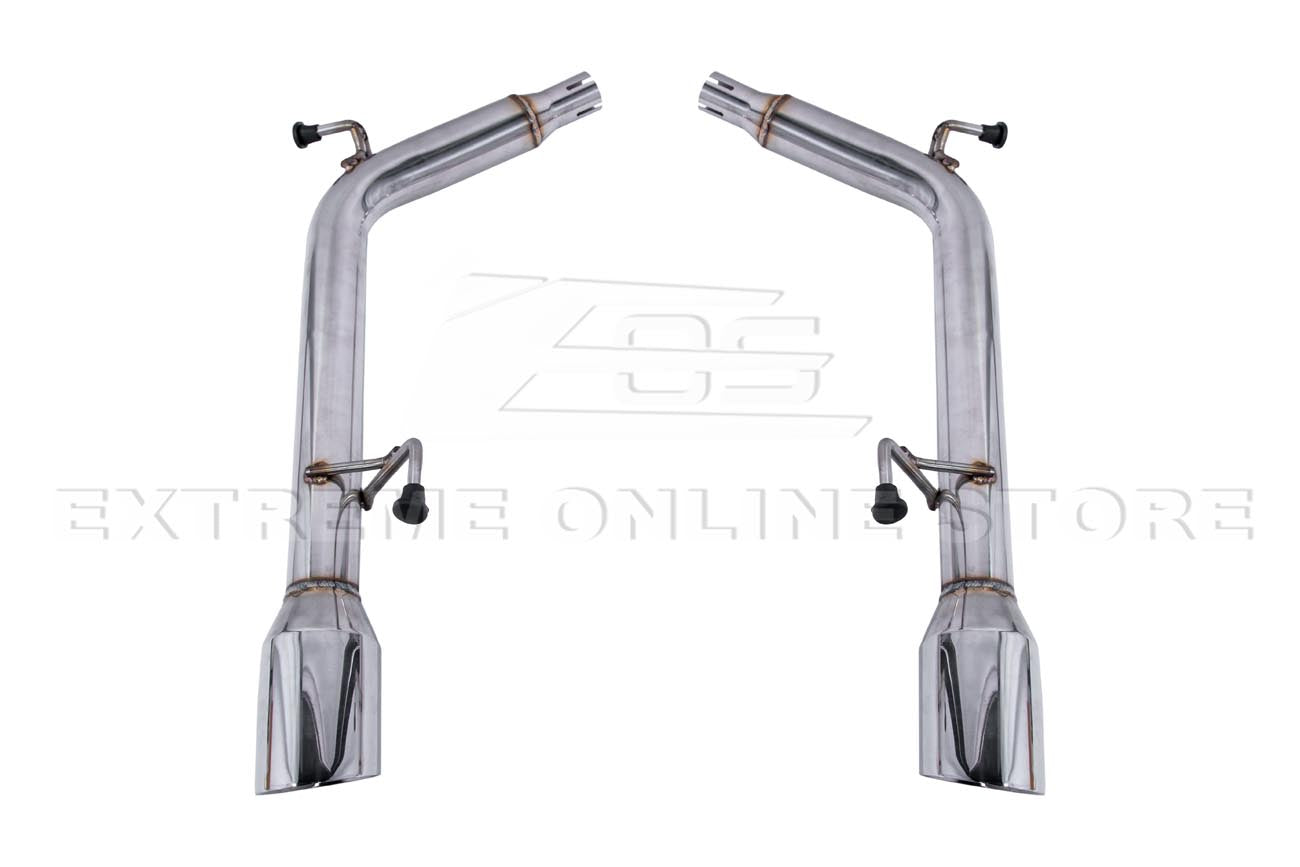 2007-2014 Infiniti G35 G37 Sedan Muffler Delete Axle Back Dual Burnt Tips Exhaust